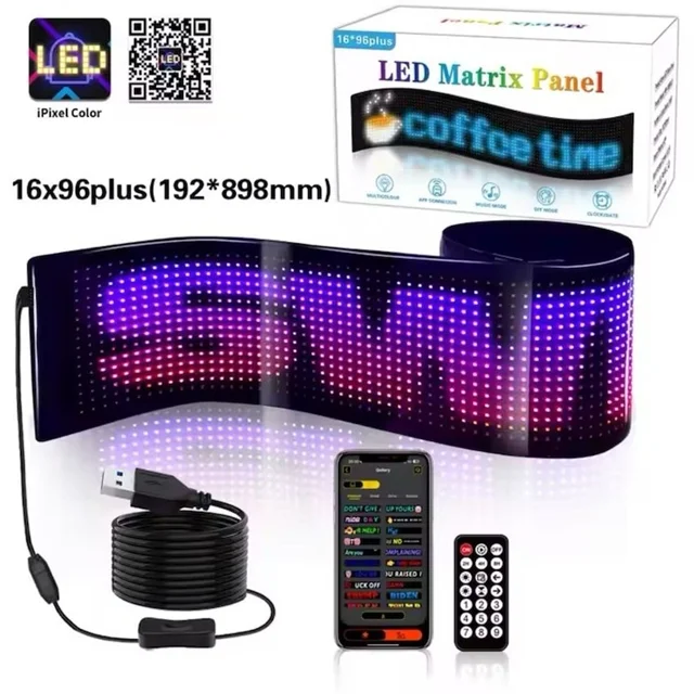 پنل ماتریکسی LED سایز ۹۰در۱۹ سانتی متر