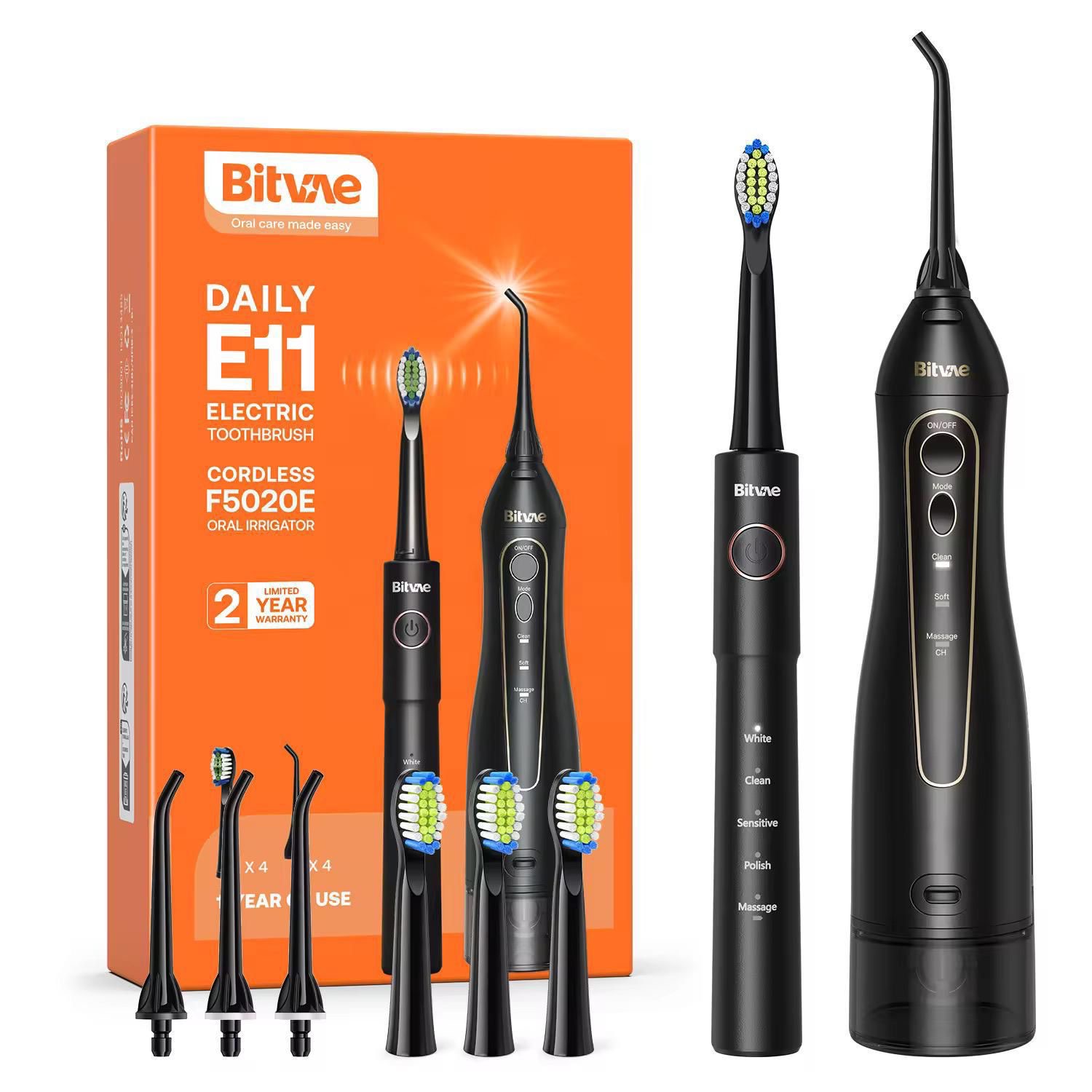 مسواک برقی به همراه واترجت bitvae E11+F5020E